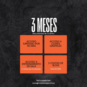 Plan Arranque - 3 Meses